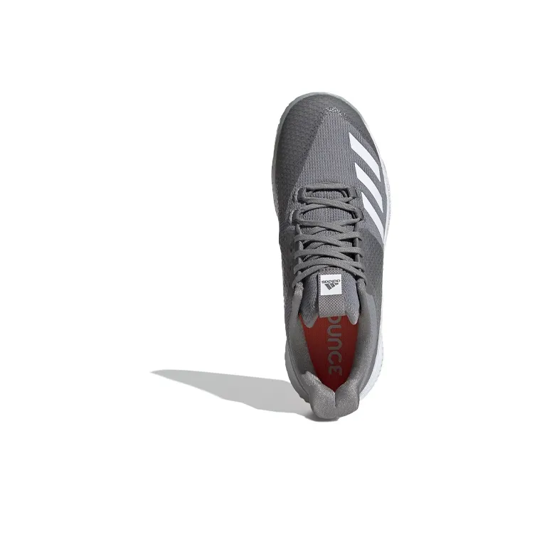 Adidas Crazyflight Bounce 3 Training Shoes Women's Low-Top Gray/White/Orange-4