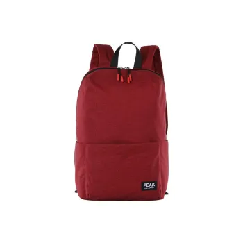 PEAK Fabric Sports Backpack Regular Unisex Dark Red
