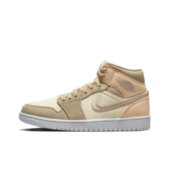 JORDAN 1 Mid Se Canvas Khaki Women's