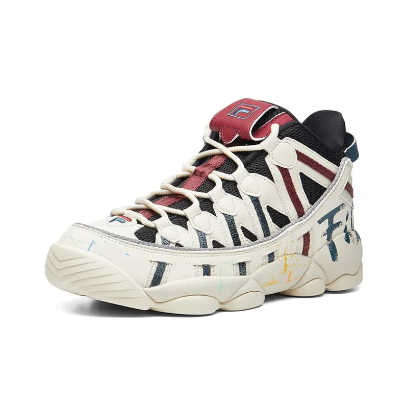 FILA FUSION Fila Spaghetti Classic Black/White/Red-1