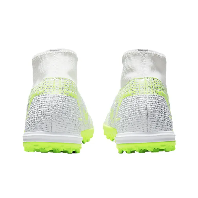 Nike Mercurial Superfly 8 Academy Tf Metallic Silver Volt-4
