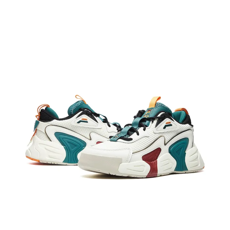 FILA Swarm Low Swirl Sneakers Red/white/green Women's-2