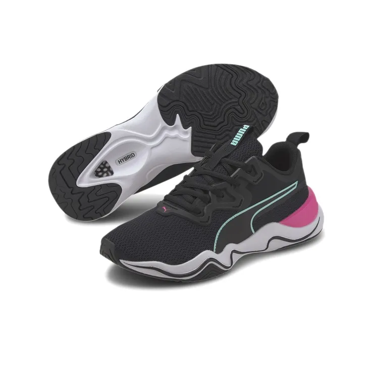 PUMA Zone Xt Running Shoe Black/Pink/Blue Women's-4