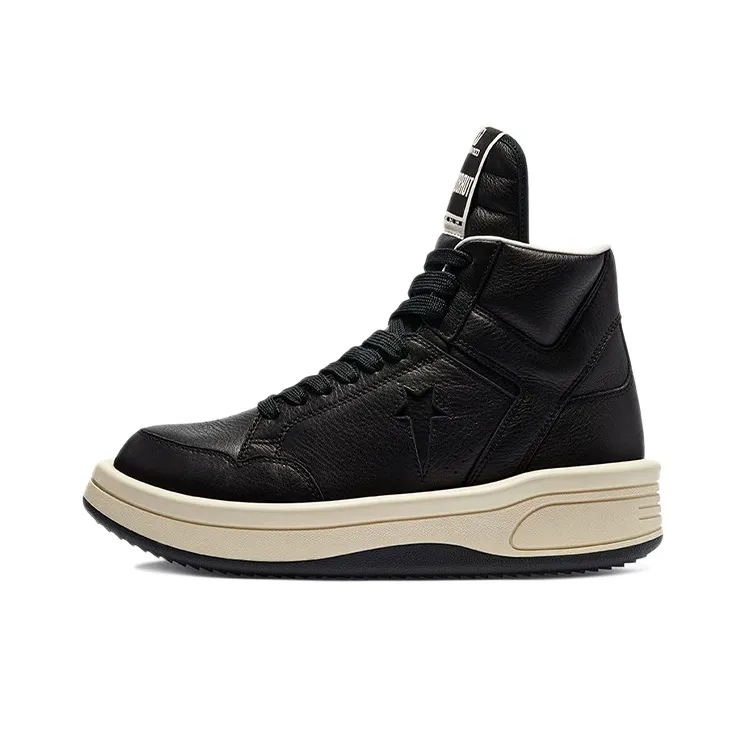 Converse Rick Owens X Drkshdw Turbowpn Mid 'Black Cloud Cream'-0
