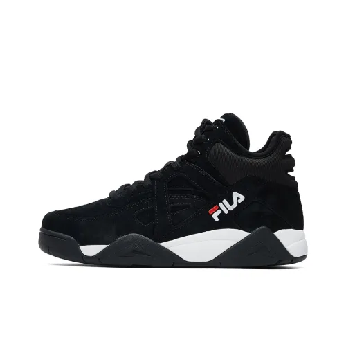 FILA Cage Vintage Basketball Shoes Men Mid-Top Black