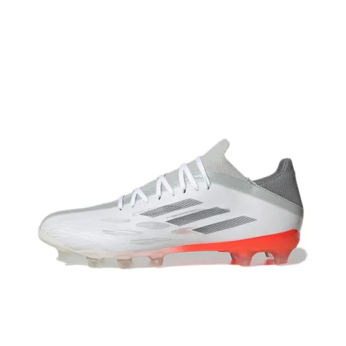 Adidas X Speedflow AG Short Rubber Studs HG Short Rubber Studs Anti-Slip Wear-Resistant Soccer Shoes Men's White Gray