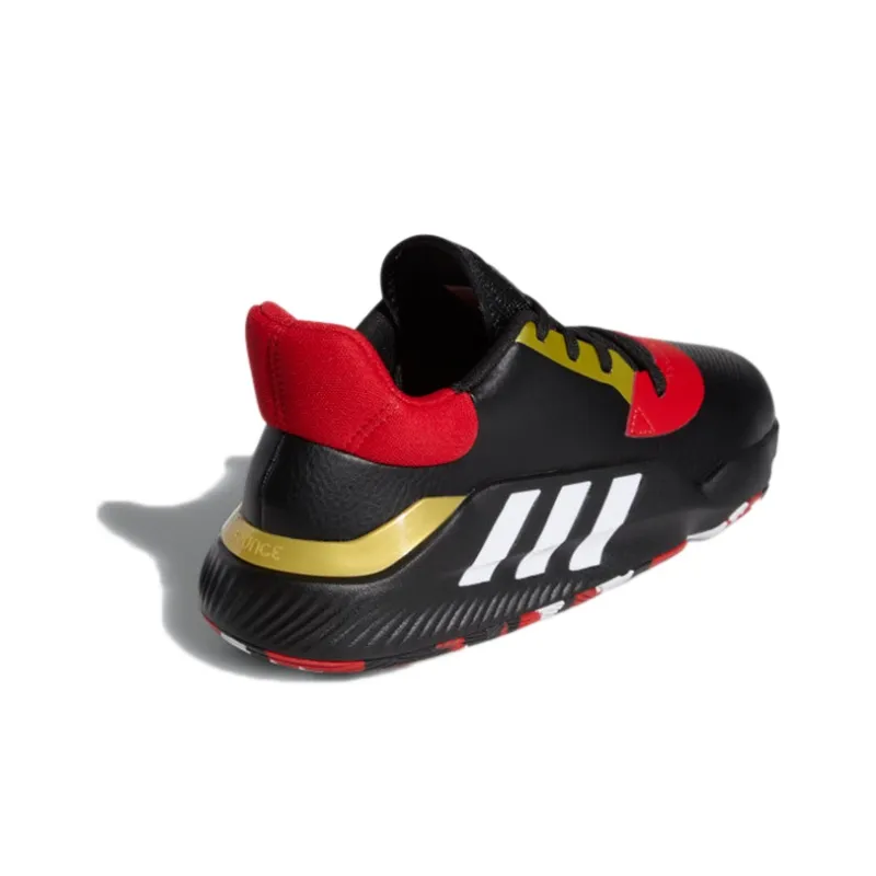 Adidas Pro Bounce 2019 Low Black Scarlet Gold-2
