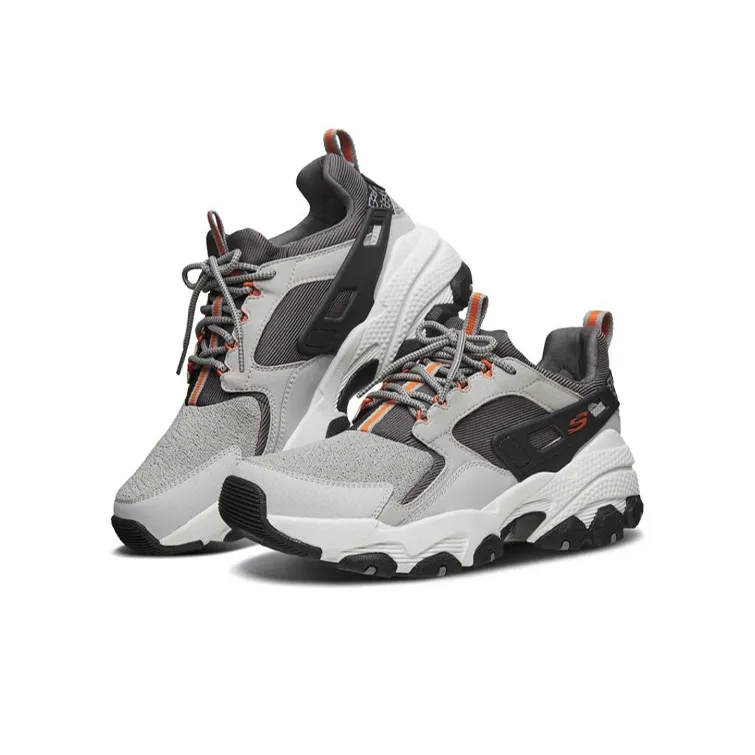 Skechers Sparta Max Running Shoes Grey/Black/White-2