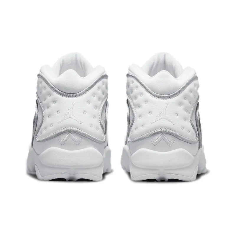 Jordan Og White Metallic Silver Women's-4