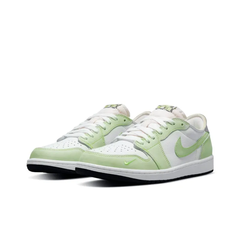 Jordan 1 Retro Low White Ghost Green Black-2