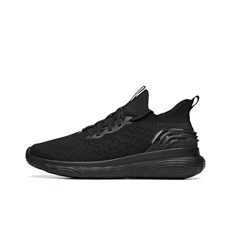 Anta Variety Training Collection Cushioning Anti Slip And Wear Resistant Low Top Training Shoes Men's Standard Black-0