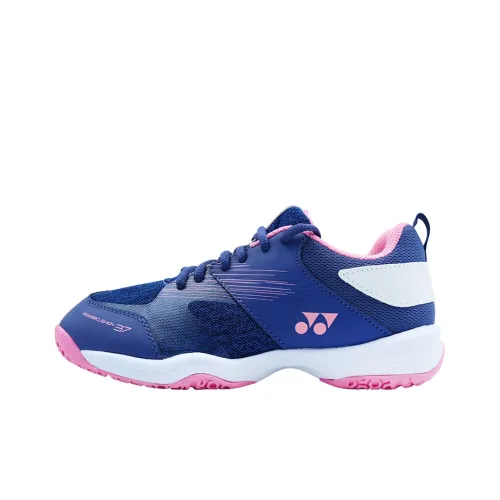 YONEX Power Cushion Badminton Shoes Women's Low-Top Navy Blue Pink