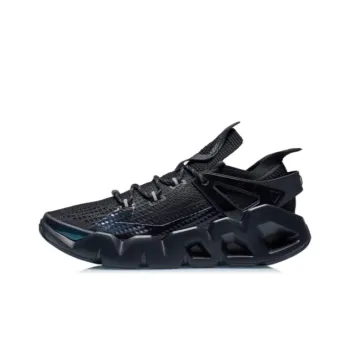 LiNing Essence 2.3 Delta Cushioning Breathable Low Top Vintage Basketball Shoes Women's Black