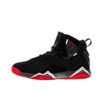 JORDAN True Flight Black/Gym Red Metallic Silver