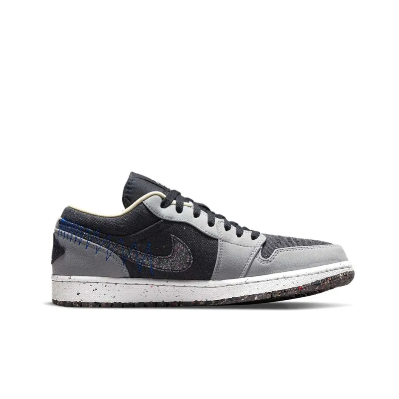 Jordan 1 Low Se Crater Black Grey-1