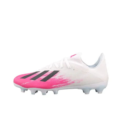  adidas X 19.3 Soccer shoes Cloud White/Core Black/Shock Pink Male