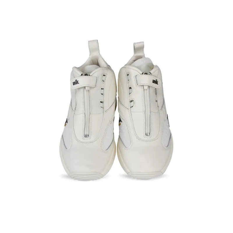 Reebok Answer4 Cushioning Anti Slip And Wear Resistant Vintage Basketball Shoes White-5