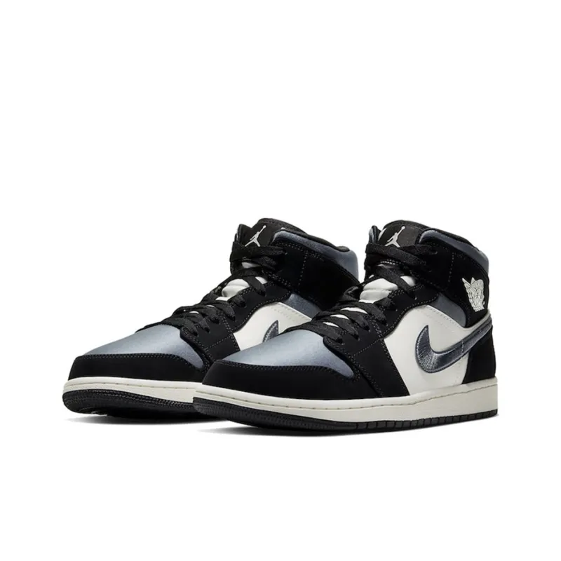 Jordan 1 Mid 'Satin Grey Toe'-2