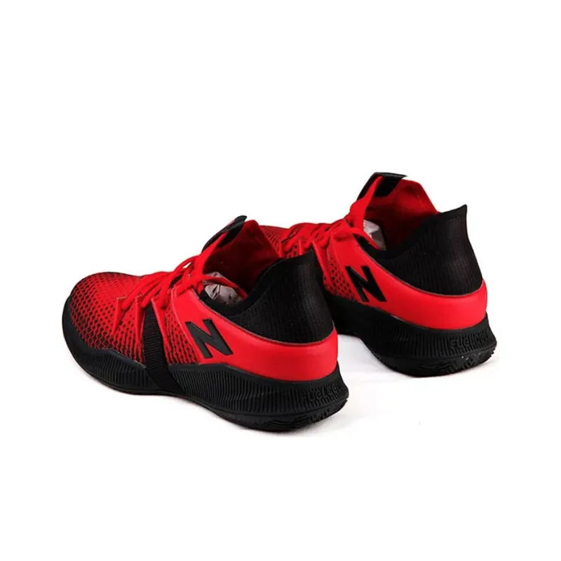 New Balance OMN1S Low Black Team Red-3