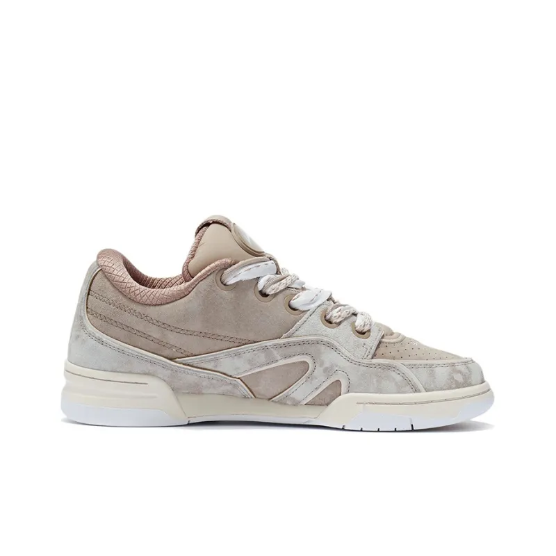 LiNing 937 Vintage Basketball Shoes Men Low Top Loose Earth-1