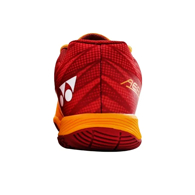 YONEX POWER CUSHION AERUS Low Top Badminton Shoes Men's Orange Red-3