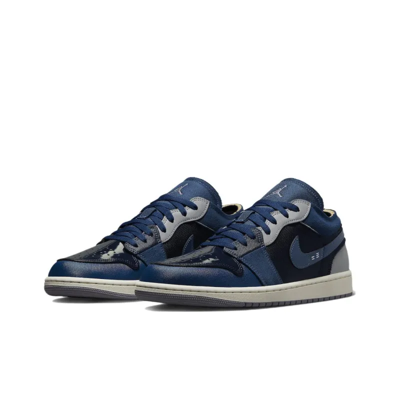 JORDAN 1 Low Se Craft Obsidian French Blue Ashen Slate White-2