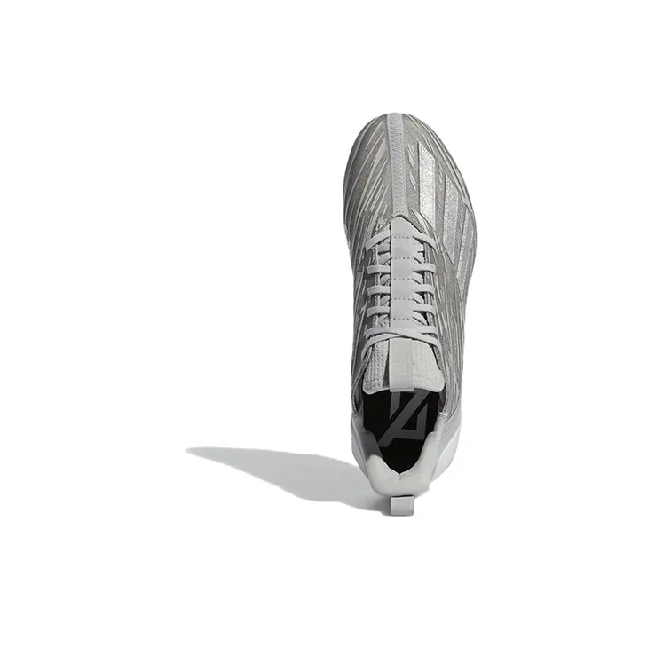 adidas Adizero Cleats 'Grey Silver Metallic'-4
