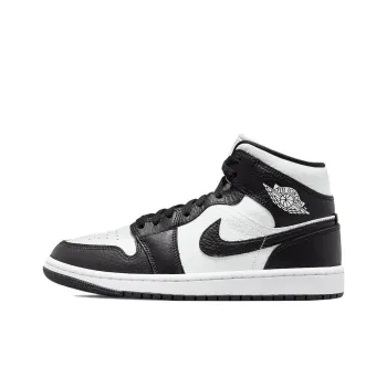 JORDAN 1 Mid Split Black White Women's