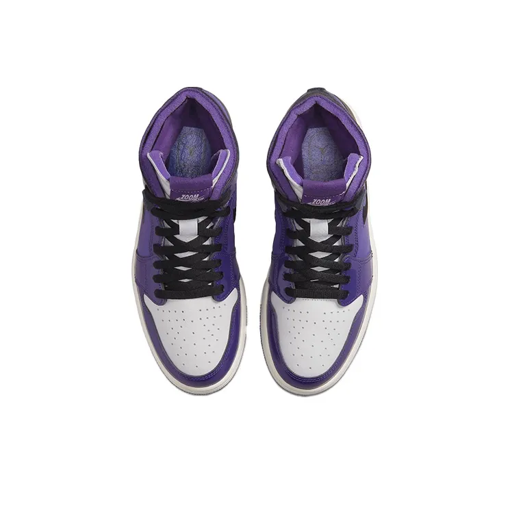 Jordan 1 High Zoom Air Cmft Purple Patent Women's-3
