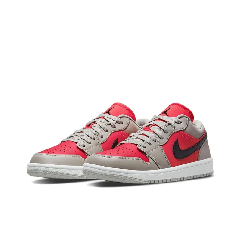 Jordan 1 Retro Low Light Iron Ore Siren Red Women's-2