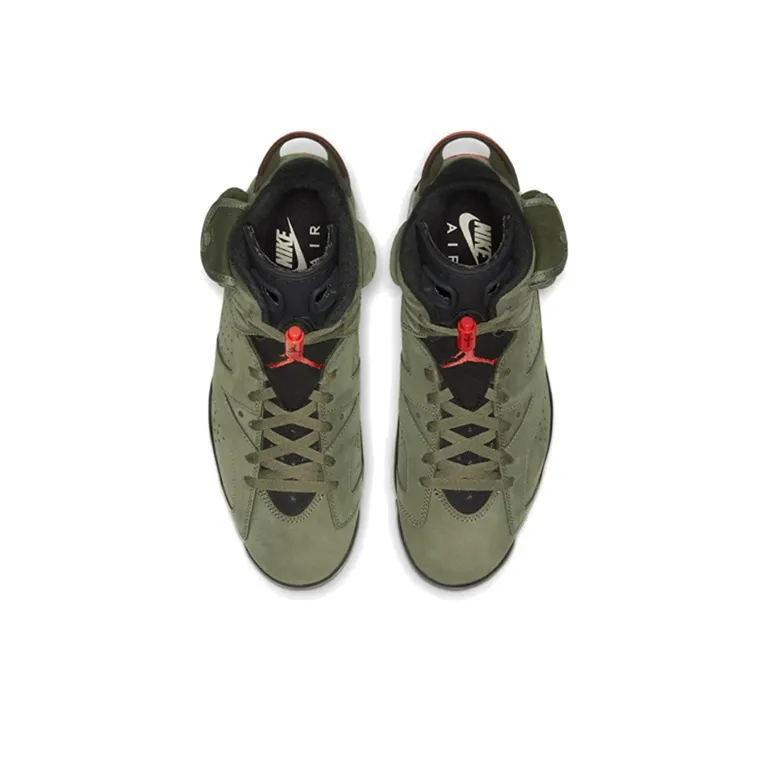 Travis Scott X Jordan 6 Retro Olive-3