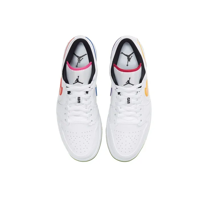 JORDAN 1 Low White Multi Color-3