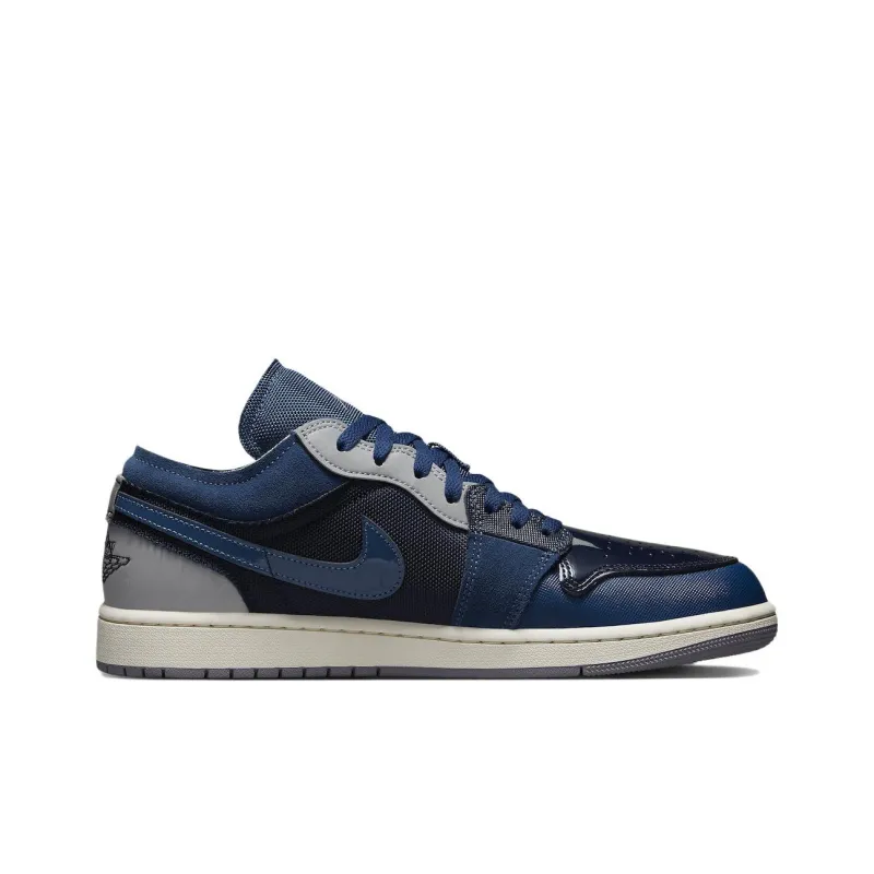 JORDAN 1 Low Se Craft Obsidian French Blue Ashen Slate White-1