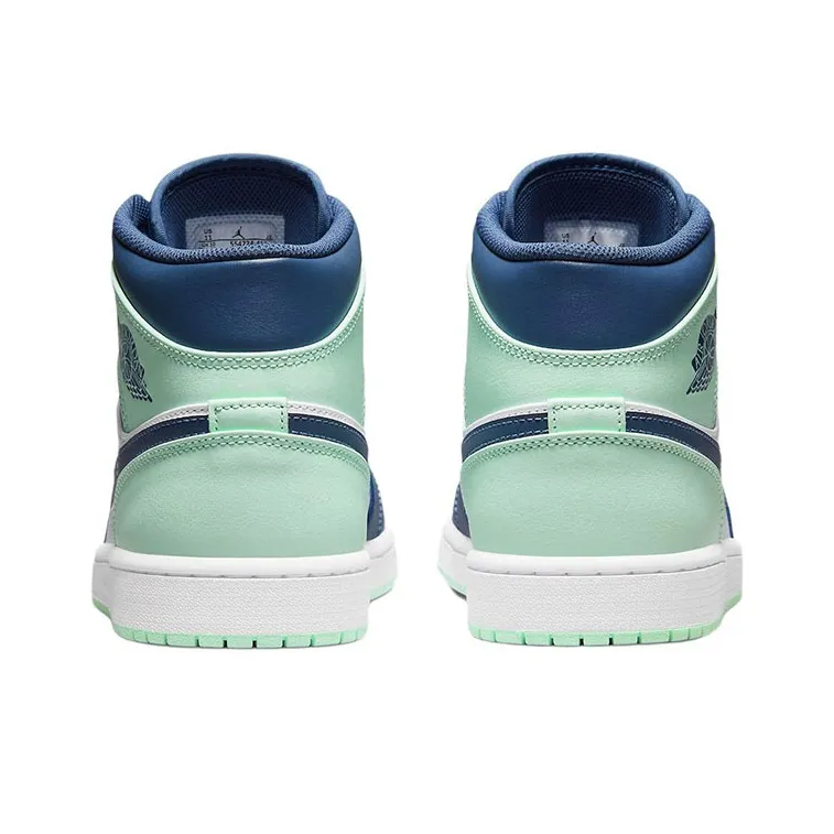 Jordan 1 Mid Mystic Navy Mint Foam-4