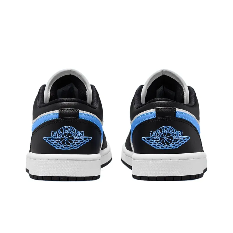 JORDAN 1 Low Black University Blue White Women's-4