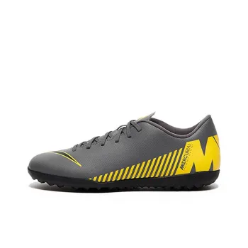 Nike Mercurial Vapor 12 Soccer Shoes Men Low-Top Gray/Yellow