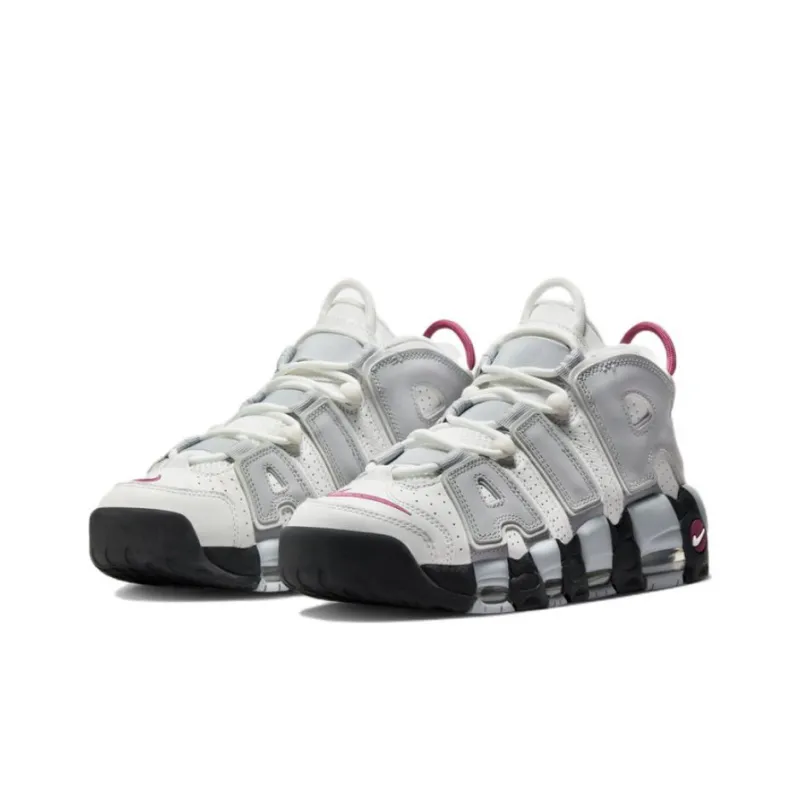 Nike Air More Uptempo Rosewood Wolf Grey Women's-2