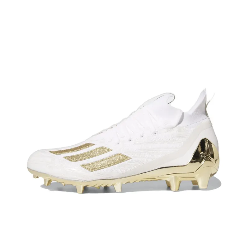 Adidas Adizero Cleats Primeknit 'White Gold Metallic'-0