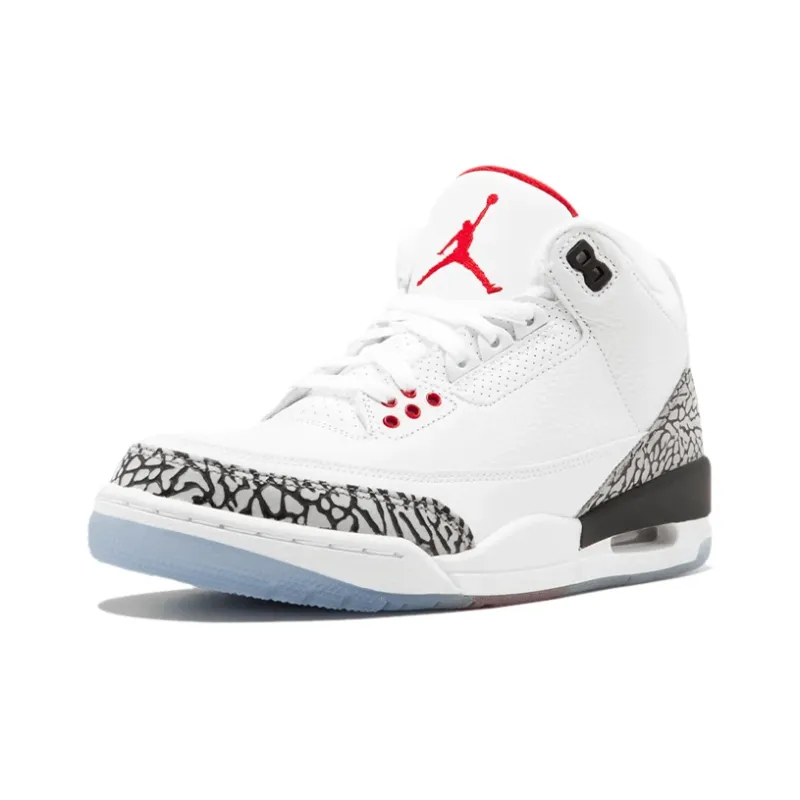 Jordan 3 Retro Free Throw Line White Cement-1