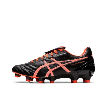 Asics Gel Lethal Testimonial 4 IT Durable Breathable Soccer Shoes Black Orange
