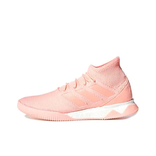 Adidas PREDATOR Series Soccer Shoes Men Mid-Top Pink/White