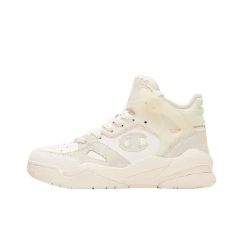 Champion Champ Hoop Mid Mid-Top Vintage Basketball Shoes Women's Hawaiian Fruit Yellow