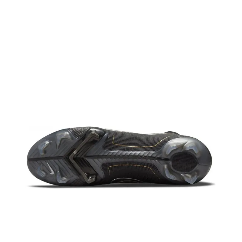 Nike Mercurial Superfly 8 Fg Black Metallic Silver Gold-5