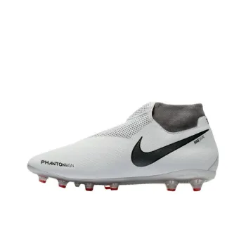 Nike Phantom Vision Soccer Shoes Unisex Mid-Top Gray/Red