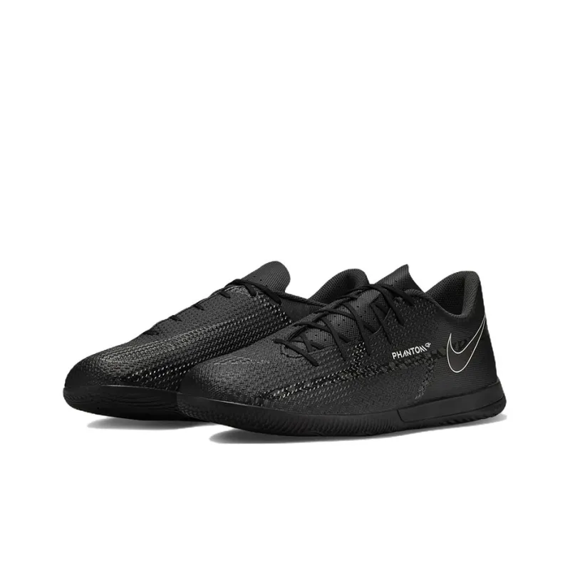 Nike IC/IN Indoor Cushioning Anti-Slip And Wear-Resistant Indoor Soccer Shoes Unisex Black-2