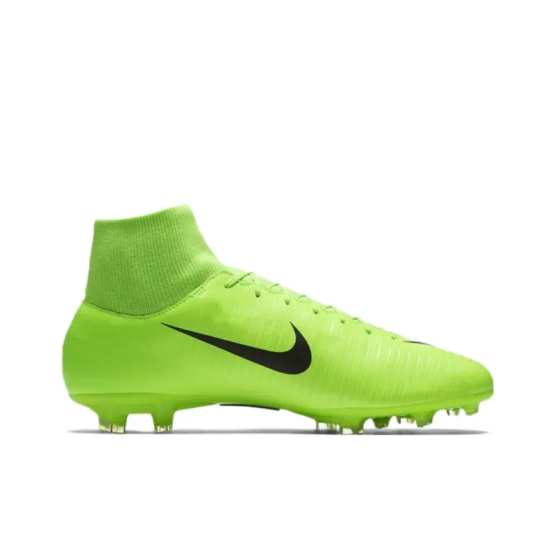 Nike Mercurial Victory Soccer Shoes Men High-Top Green/Black-1