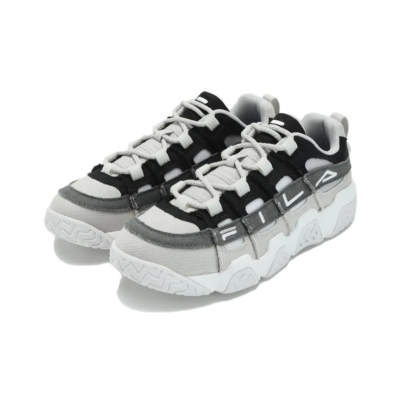 FILA Barricade Basketball Shoes 'White Grey Black'-2