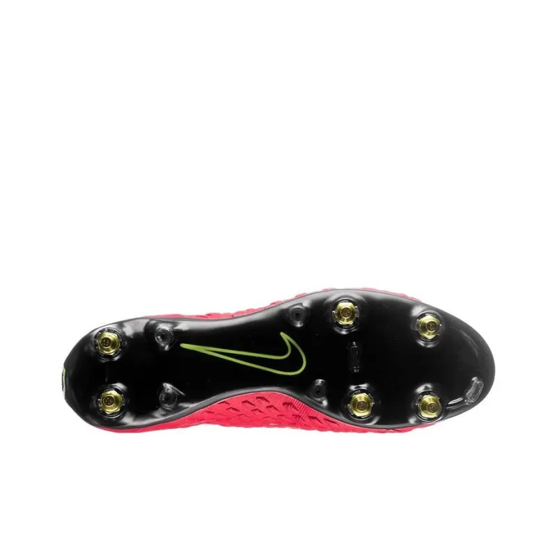 Nike SG Soft Ground Shock Absorbers With Slip Resistant And Abrasion Resistant Properties Soccer Shoes Men's Red Black-3