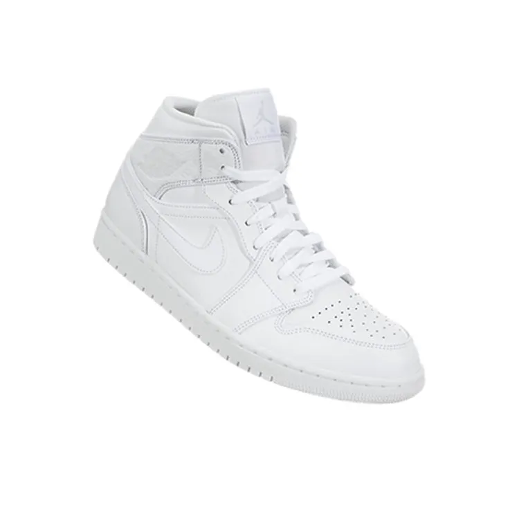 Jordan 1 Mid Triple White 2018-1