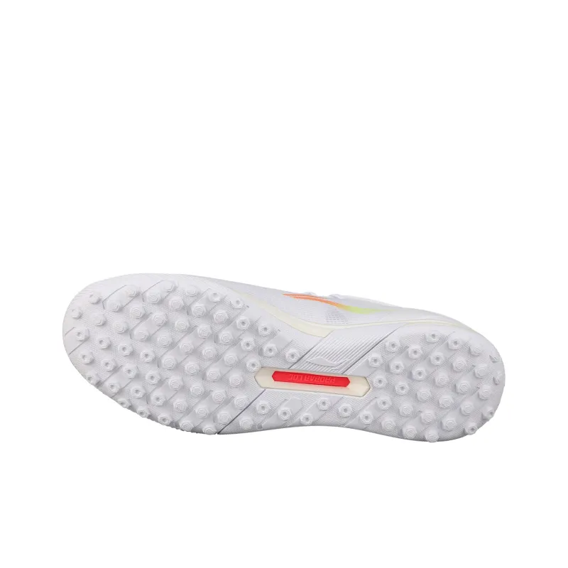 LiNing Shadow Cushioning Anti-Slip And Wear-Resistant Coverage Soccer Shoes Men's White Orange-4